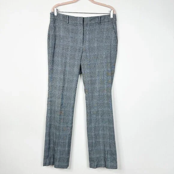 2/$30 White House Black Market The Slim Glen Plaid Trouser 12 #8090 - Picture 3 of 16